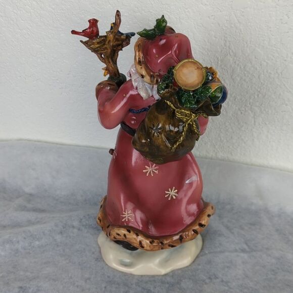 Ceramic Santa Claus Figurine Wonderful Detail! 10" Tall - Picture 8 of 17